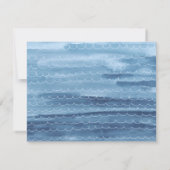 ウォーターカラーアンダーザシーフラットサンキューカード サンキューカード (裏面)