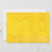 ウォーターカラーアーリトルサンシャイン誕生日招待状 招待状 (裏面)