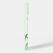 ウォーターカラーイエローデイリリーフローライラストレーション Case-Mate iPhoneケース (裏面 / 右)