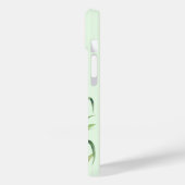 ウォーターカラーイエローデイリリーフローライラストレーション Case-Mate iPhoneケース (裏面 / 左)