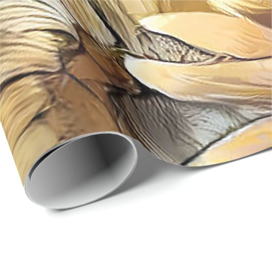 ウォーターカラーイエローブーケサンフラワーコレクション ラッピングペーパー (ロールコーナー)