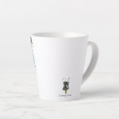 ウォーターカラーイラスト 夏の定番品 | トレンド カフェラテマグ (右アングル)