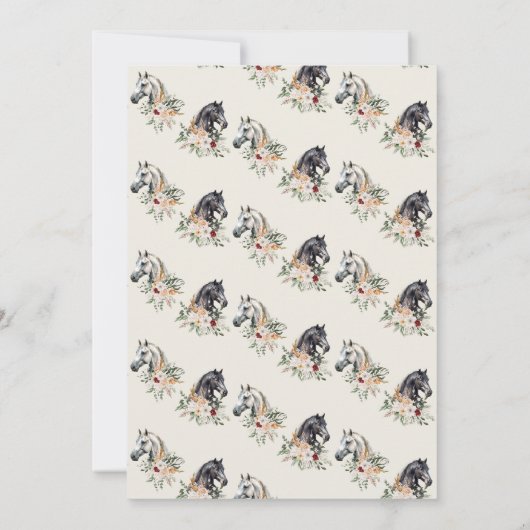 ウォーターカラーイングリッシュマナーエクエストリア結婚ン セーブザデート (裏面)