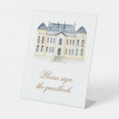 ウォーターカラーイングリッシュマナーエステート結婚ズ 台座サイン (正面)