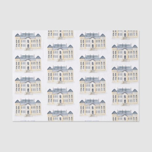 ウォーターカラーイングリッシュマナーエステート結婚ズ 薄葉紙 (正面)