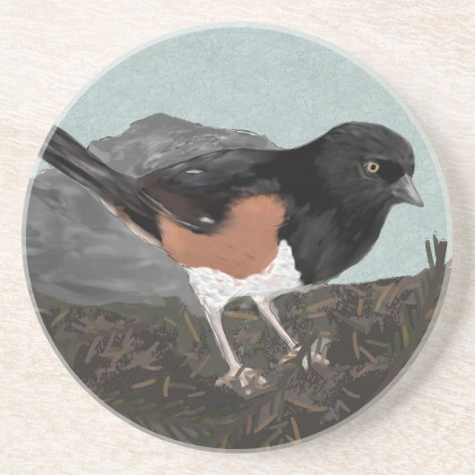 ウォーターカラーイースタントーホイーコースター コースター (正面)