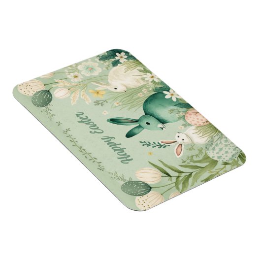 ウォーターカラーイースターイラストレーション マグネット (右側)