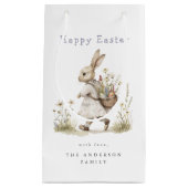 ウォーターカラーイースターエッグ狩り スモールペーパーバッグ (正面)