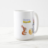 ウォーターカラーイースターカード(春休日) コーヒーマグカップ (正面右)