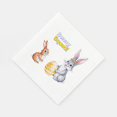 ウォーターカラーイースターカード(春休日) スタンダードランチョンナプキン (角)