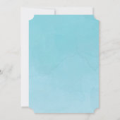 ウォーターカラーイースターブランチディナーパーティの招待状 招待状 (裏面)