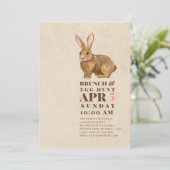 ウォーターカラーイースターブランチ&エッグ狩り 招待状 (スタンド正面)