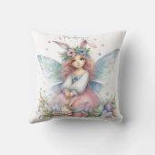 ウォーターカラーイースター春妖精 クッション (裏面)