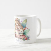 ウォーターカラーイースター春妖精 コーヒーマグカップ (正面右)