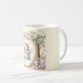 ウォーターカラーイースター春妖精 コーヒーマグカップ (正面右)