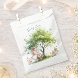 ウォーターカラーイースター春妖精 フェイバーバッグ