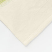 ウォーターカラーイースター春妖精 フリースブランケット (角)