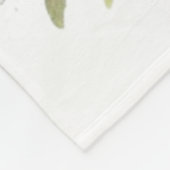 ウォーターカラーイースター春妖精 フリースブランケット (角)