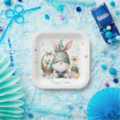 ウォーターカラーイースター格言 パーソナライズされた ペーパープレート (パーティー)