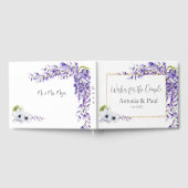 ウォーターカラーウィステリア開花ズゲストブック ゲストブック (全面)