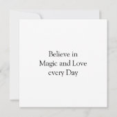 ウォーターカラーウィッチユニコーンファンタジーアート魔法引用文 (裏面)