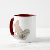 ウォーターカラーウィンターウッドランドキツネ マグカップ (正面左)