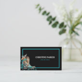 ウォーターカラーウェスタンフローラブーツ 名刺 (スタンド正面)