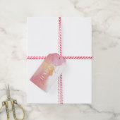 ウォーターカラーウォッシュホリデーギフトラベル ギフトタグ (より糸付き)