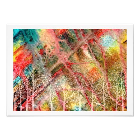 ウォーターカラーウォールアートデコールプリント フォトプリント            (正面)