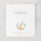 ウォーターカラーウッドランドキツネ プレイスカード (外部開封)