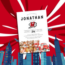 ウォーターカラーウッドランドスーパーヒーロー誕生日