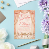 🦊🐰ウォーター🩰カラーウッドランドバレリーナ招待状 アクリル招待状 (インサイチュ (ウェディング))