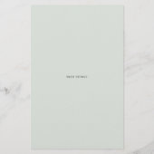 ウォーターカラーウッドランドベビーブランチ招待状 (裏面)