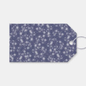 ウォーターカラーウッドランドメリーオールホリデー ギフトタグ (正面(横))