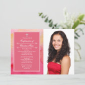 ウォーターカラーエレガンスフォト招待状 招待状 (スタンド正面)