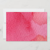 ウォーターカラーエレガンスフォト招待状 招待状 (裏面)