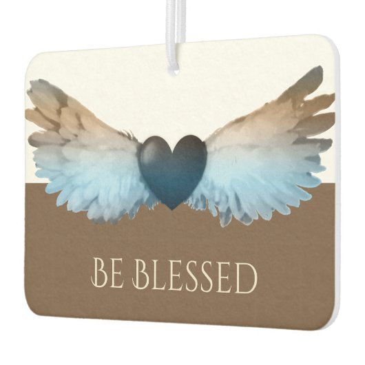 ウォーターカラーエンジェルウィングス&ハートビー賛美ズ カーエアーフレッシュナー (左)