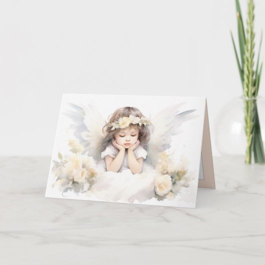 ウォーターカラーエンジェルガール カード (正面)