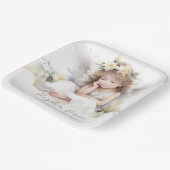 ウォーターカラーエンジェルガール ペーパープレート (傾斜あり)