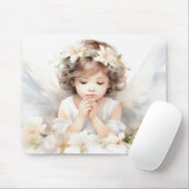 ウォーターカラーエンジェルガール マウスパッド (マウス)