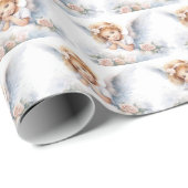 ウォーターカラーエンジェルガール ラッピングペーパー (ロールコーナー)