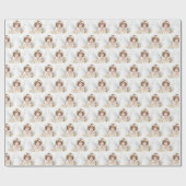 ウォーターカラーエンジェルガール ラッピングペーパー (フラット)