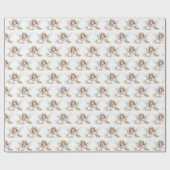 ウォーターカラーエンジェルガール ラッピングペーパー (フラット)