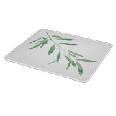 ウォーターカラーオリーブブランチ カッティングボード (角)