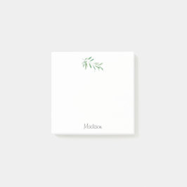 ウォーターカラーオリーブブランチ ポストイット