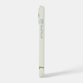 ウォーターカラーオリーブブランチ iPhone 15ケース (左側面)