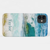 ウォーターカラーオーシャンモノグラムケース Case-Mate iPhoneケース iPhone 11 ケース (裏面(横))