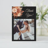 ウォーターカラーオータムエレガンスフラットサンキューカード サンキューカード (スタンド正面)