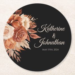 ウォーターカラーオータムエレガンス – 紙コースター