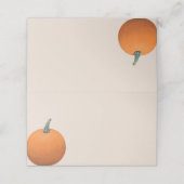 ウォーターカラーオータムカボチャプレイスカード プレイスカード (外部開封)